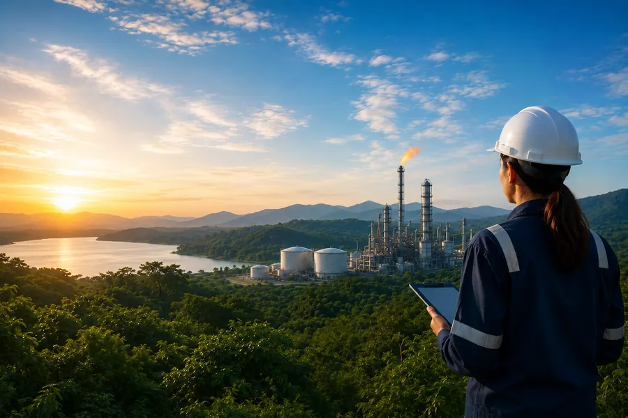 Planta del sector energético